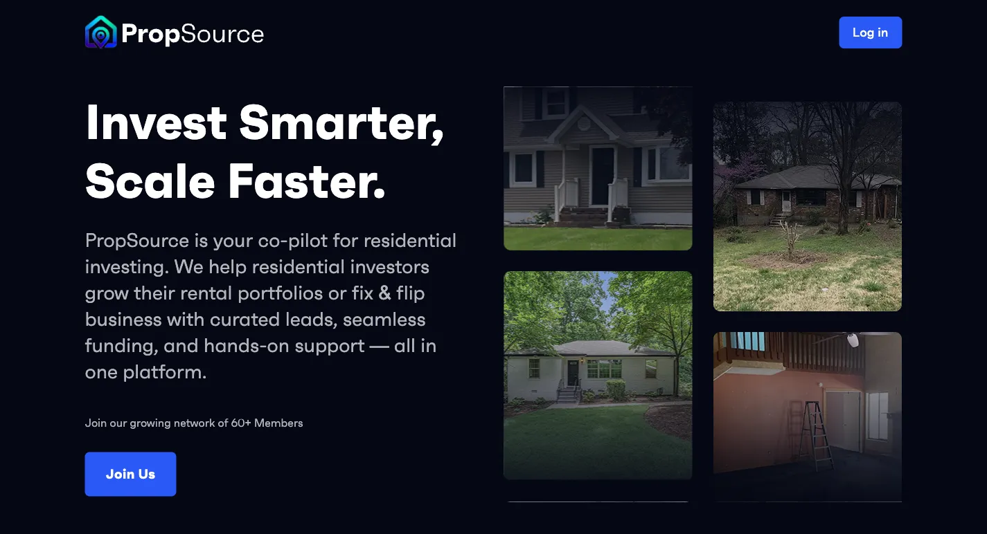 PropSource website screenshot